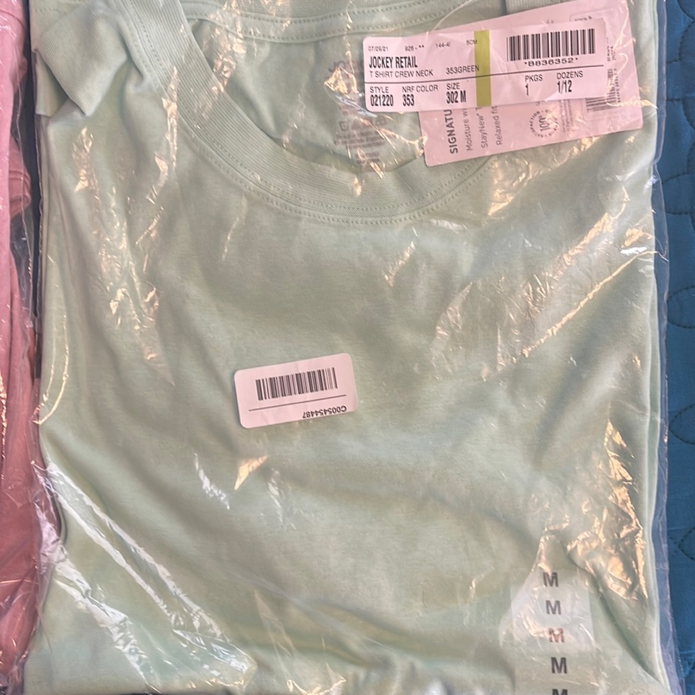 Jockey shirt green size medium in men
